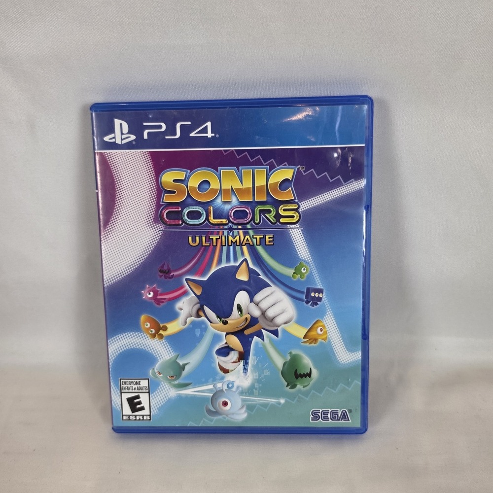 Sonic Colors Ultimate Sony PlayStation 4 PS4 Complete CIB Tested Working Sega